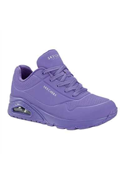 SKECHERS Women's Uno Violet Sneakers - Comfort & Style with Memory Foam, EU Size 38.5