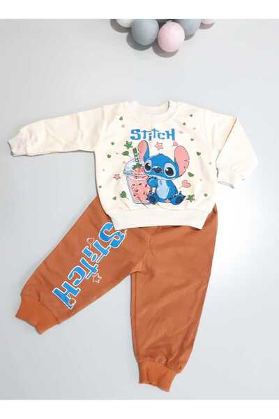 Sönmez Baby Cute Stitch Seasonal Double Girl Baby Children's Set