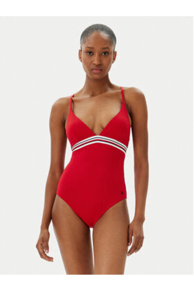 Tommy Hilfiger Women's Swimsuit UW0UW05847 Red