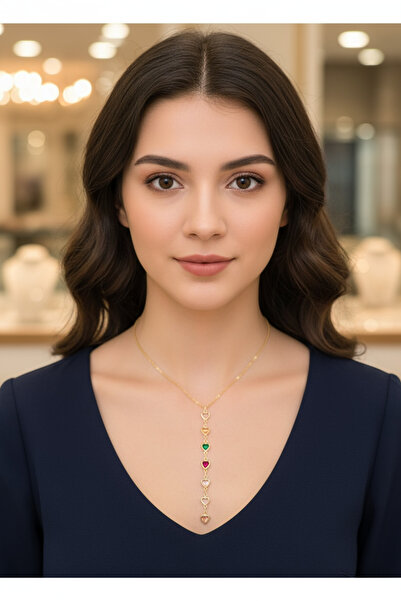 PURE BERRY Y KOLYE SF ZİNCİRLİ ÇELİK GOLD RENK