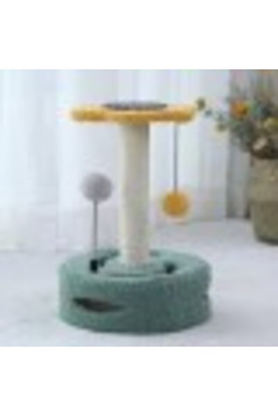 Golden cat , Cats Scratching Post Tower, Cat Tree (Color Yellow)