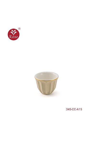 Rose 12-Piece Porcelain Arabic Coffee Cup Set, Rose - 345