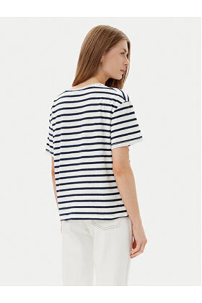 Tommy Hilfiger Women's T-Shirt WW0WW44551 Multicolor