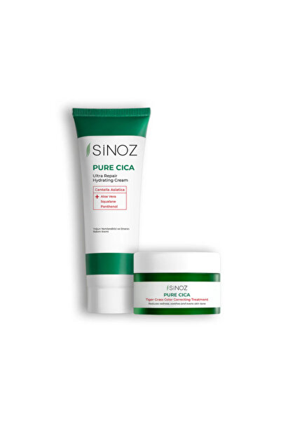 SİNOZ Repair Set 2 in 1 – Pure Cica Tiger Grass Tone Equalizing Cream & Pure Cica Cream