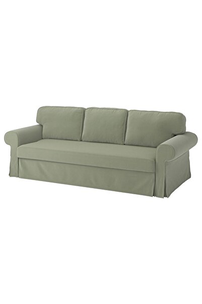 hobiurun 3'lü yataklı kanepe kılıfı, hakebo gri-yeşil