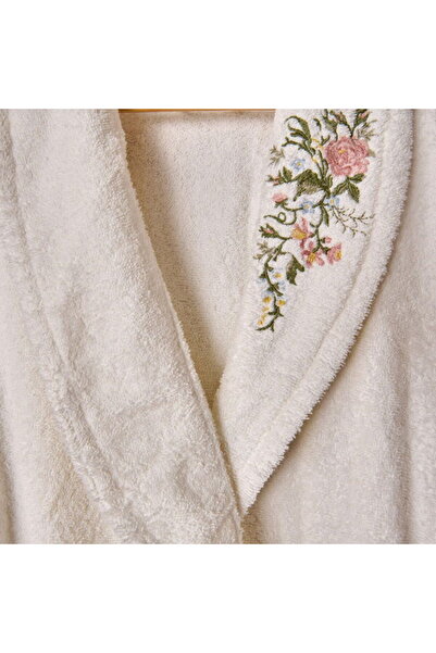 My Home Myhome Elanor Bathrobe - Ecru - S/M