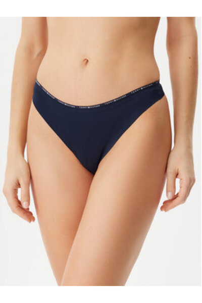Tommy Hilfiger Tanga pentru femei UW0UW05214 albastră