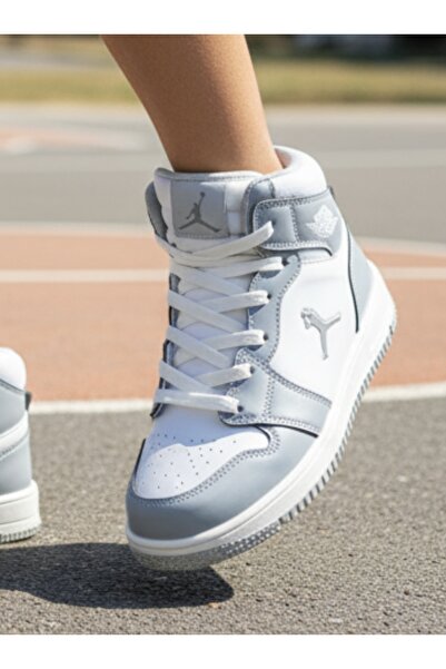 JOJO KIDS unisex genç ve çocuk bağcıklı bilekli spor ayakkabı , sneaker , destekli spor ayakkabı