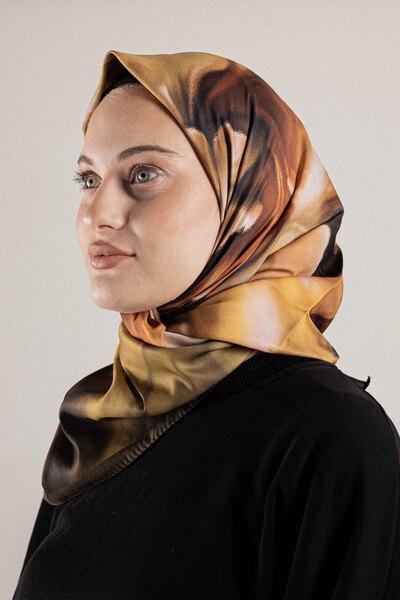 Akel ФРАНЦУЗЬКИЙ ШОВКОВИЙ ШАРФ З ВИШИВКОЮ ВИШИВКА-1