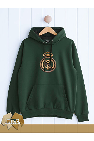 MÇ FAMİLY STORe REAL MADRİD ERKEK KAPŞONLU UZUN KOLLU SWEATSHİRT MEVSİMLİK 2 ...