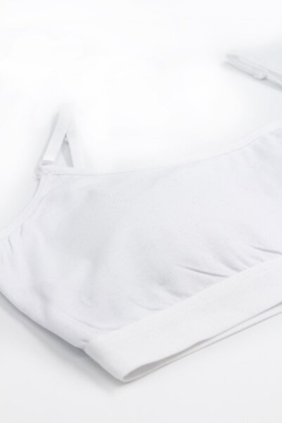 Öts Bustieră pentru fete, 3 piese, cu bretele reglabile, cu perne detașabile (96% bumbac - 4% elastan)