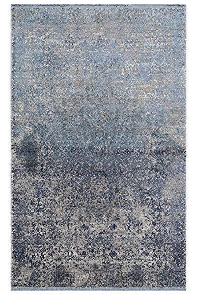 Hoomrugs Hoom Rugs Franko Dyed FSD 01 Marine Viskon & Akrilik Yüksek Dokulu M...