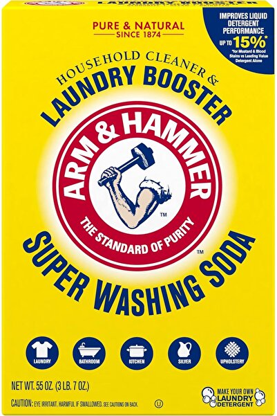 Arm&Hammer ARM & HAMMER Detergent Booster, Yellow, 55 Oz, 3020