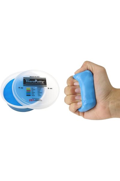 Cando Theraputty Exercise Putty, Blue, 6 Oz