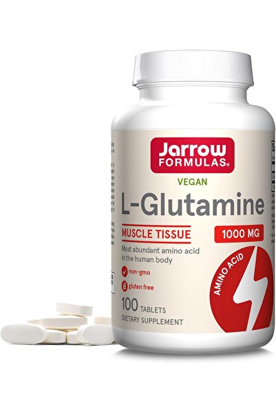 Jarrow Formulas L-Glutamine 1000 mg, 100 Tablets