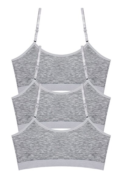 Öts Κοριτσίστικο μπουστάκι 3 τεμαχίων με ρυθμιζόμενους ιμάντες, αφαιρούμενα επιθέματα (96% βαμβάκι - 4% ελαστάνη)