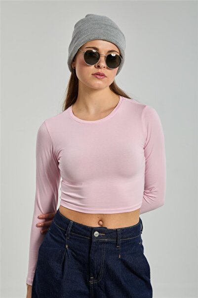 BARRELS AND OIL Women's Long Sleeve Bodysuit - Pink