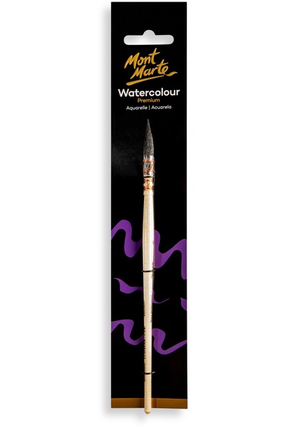 Mont Marte MM Sanatçı Suluboya Fırçası Geleneksel Premium Mop 0