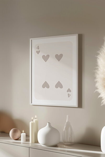 Basquiart Poster cu ramă albă din seria Lucky You, decor de perete nr:18