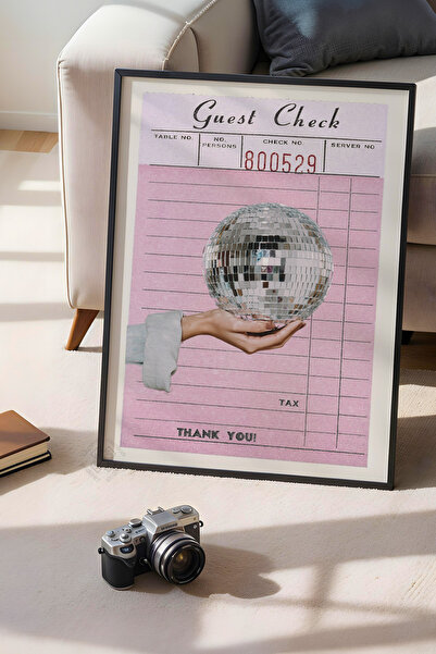 Basquiart Poster cu ramă neagră din seria Lucky You, decor de perete nr:50