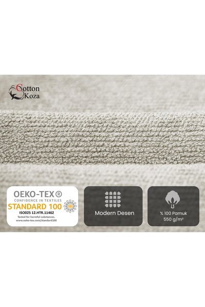 cottonkoza tekstil örme san. ve tic. ltd. şti. منشفة حمام 2 قطعة قطن 100% فائق الجودة 70x140