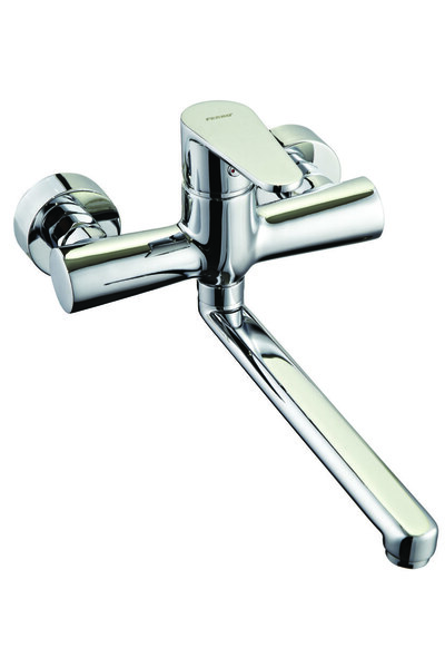 Other Algeo Chrome Wall-Mounted Sink Tap with Swivel Spout
