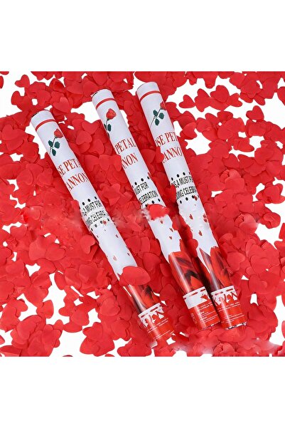 JML Tun Confetti cu Petale Rosii de Trandafir 80cm