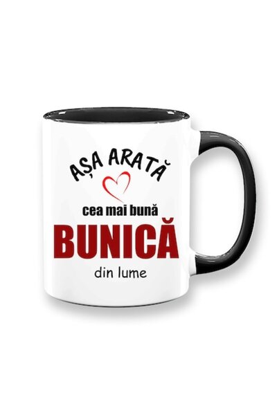OEM Cană personalizată pentru bunică cu mesajul: „Așa arată cea mai bună buni...