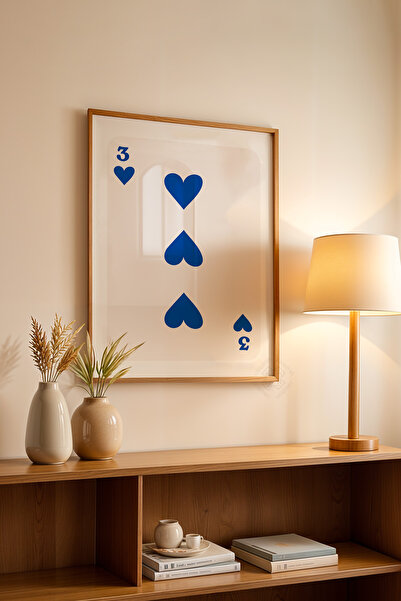 Basquiart Poster cu ramă din lemn din seria Lucky You, decor de perete nr:36