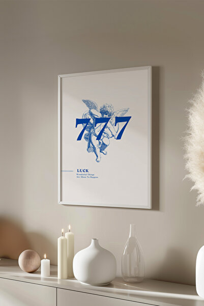 Basquiart Poster cu ramă albă din seria Lucky You, decor de perete nr:27