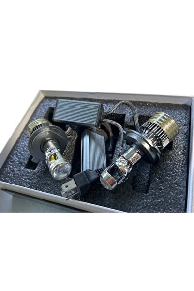 Unbranded/Generic Set 2 Becuri Led H4 cu Lupa 120W Canbus 6000K