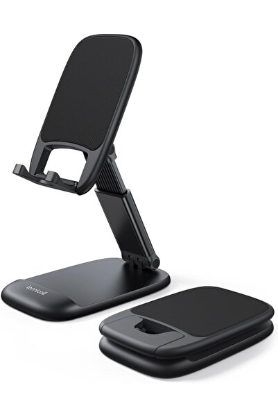 Lamicall حامل هاتف قابل للطي للمكتب - حامل هاتف محمول قابل لضبط الارتفاع