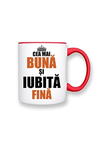 OEM Cană personalizată pentru fină cu mesajul: „Cea mai bună și mai iubită fi...