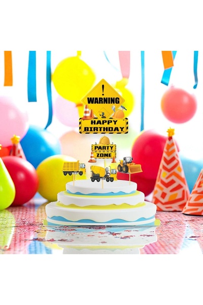 Behind party store زينة كعكة عيد الميلاد بتصميم البناء 5 قطع