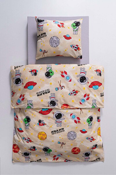 BELENAY HOME Astronaut 100% Cotton Duvet Cover Set
