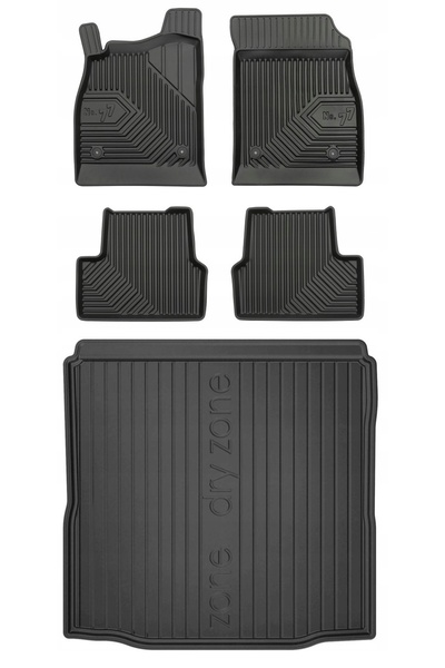 Other SET 77 Covorașe și preșuri din cauciuc Chevrolet Cruze 1 SEDAN 2008-2016 bw