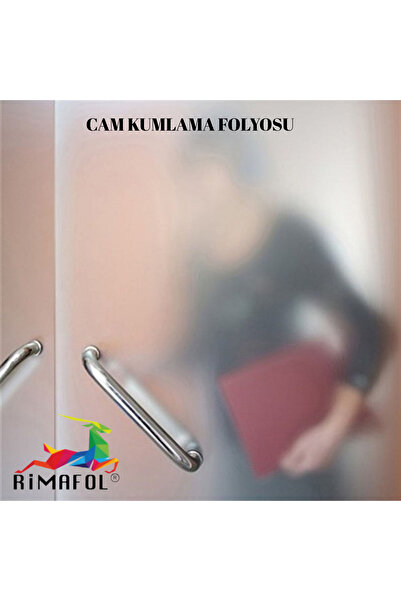 RİMAFOL Glass Sandblasting Foil Frosted Glass Film Office -Home-Kitchen Window-Glass Balcony Shower Cabin 152Cmx3M