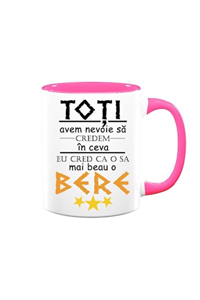 OEM Cană personalizată cu mesajul: „Toți trebuie să credem în ceva, cred că v...