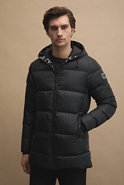 AJ 81 Kapüşonlu Puffer Mont