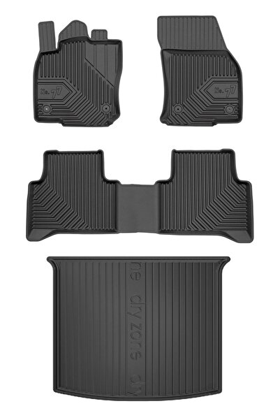 Other SET 77 Covorașe și preșuri din cauciuc VW Touran 2 din 2015- 7 locuri cu