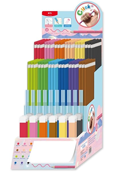 M&G M&G plastic mechanical colored pencils display, 288 pieces of colored pencils
