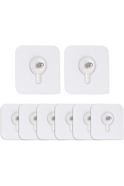 ePhase 8 ADET Kendinden Yapışkanlı Çok Amaçlı Şeffaf Banyo Mutfak Askı Tablo Saat Raf Asma Aparatı