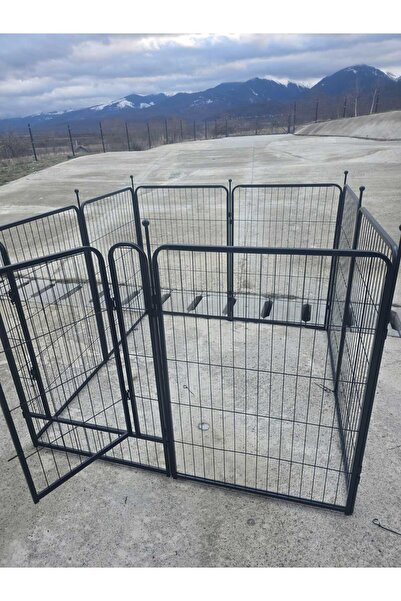 Martin Velo Sport Tarc pentru caini, 8 elemente, 68 x 100 cm, metal, Negru, extra large 40