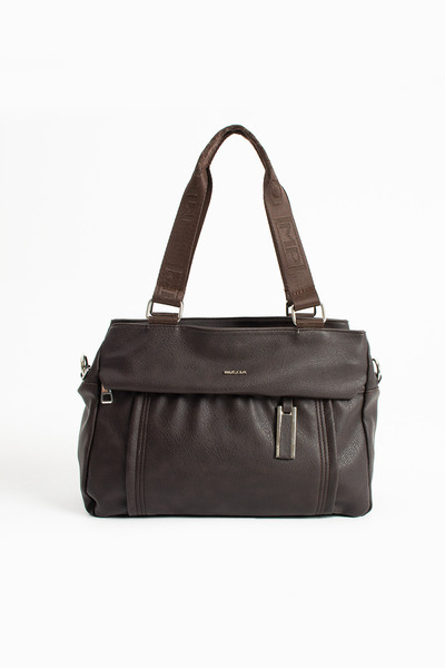 H&D COLLECTİON Geantă Mega Polo pentru femei, din piele artificială moale, cu...