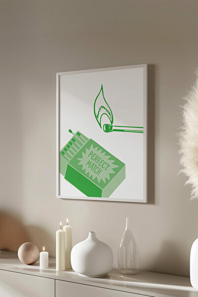 Basquiart Αφίσα με λευκό πλαίσιο της σειράς Lucky You, Διακοσμητικός πίνακας ...