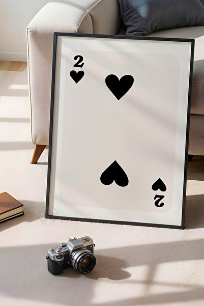 Basquiart Poster cu ramă neagră din seria Lucky You, decor de perete nr:116