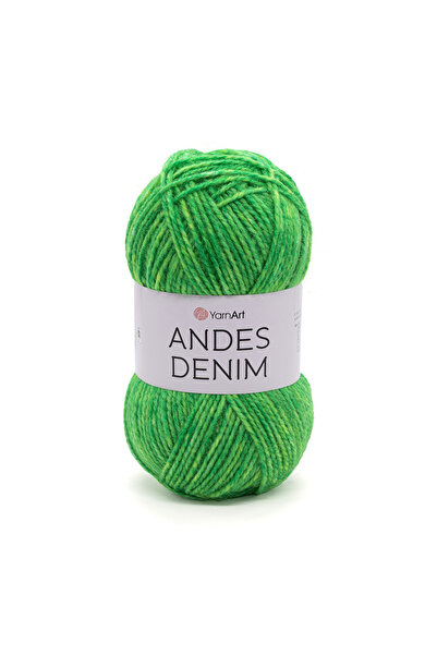 Yarnart أنديز دينيم - خيط حياكة أخضر-5111