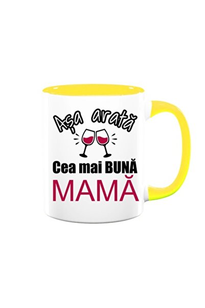 OEM Personalized mug for Mom with message: 'This is what the best mom looks like', Model Betaprint, whit