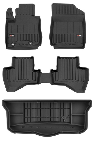 Other SET 3D Covorașe și preș portbagaj Citroen C1 2 hatchback 2014-2022