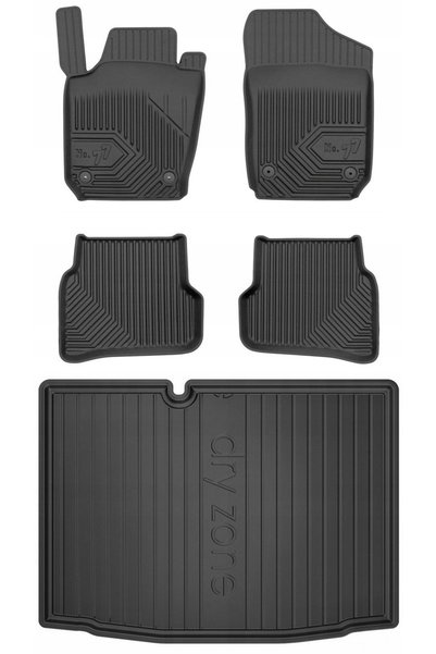 Other SET 77 Covorașe și preșuri Skoda Fabia 3 Hatchback 2014-2022